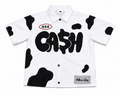 Ca$h Cow Short Sleeve Wind Breaker  - White