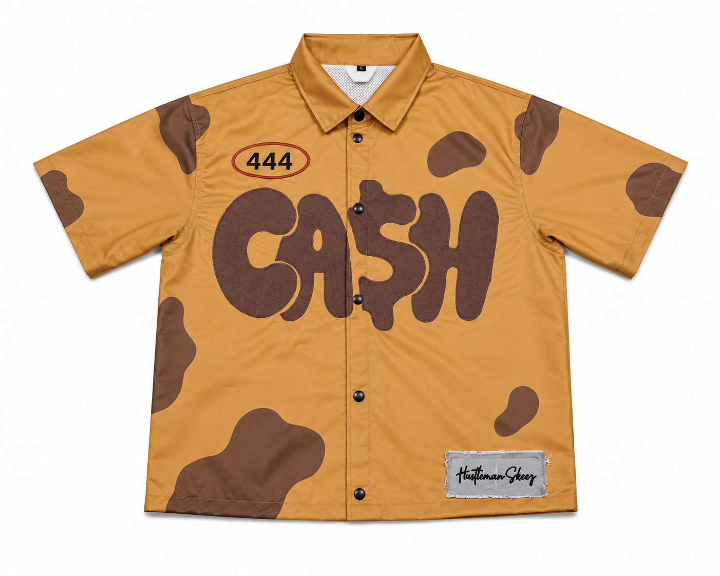 Ca$h Cow Short Sleeve Wind breaker - Camel